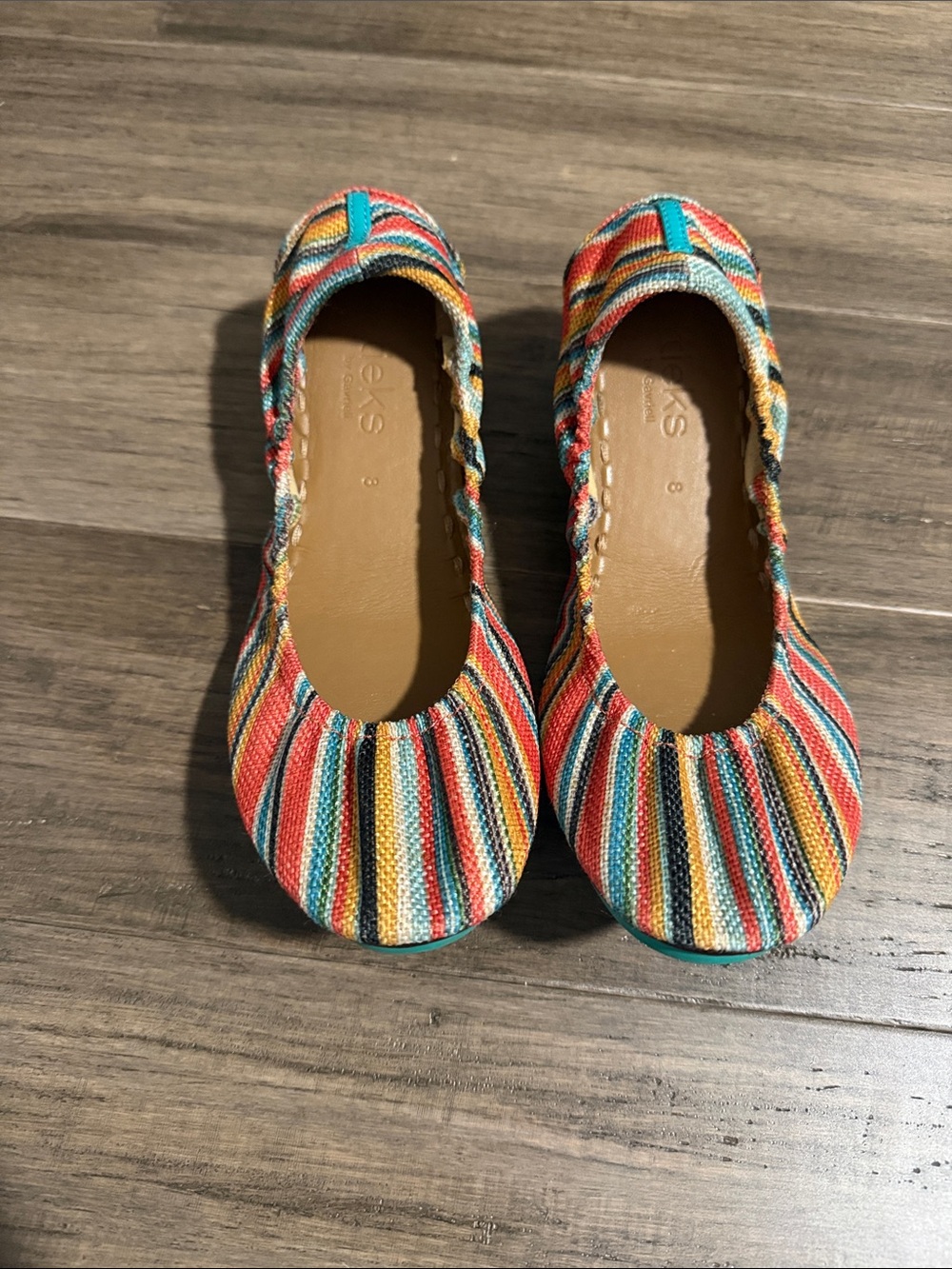 Tieks sunset stripe size 8